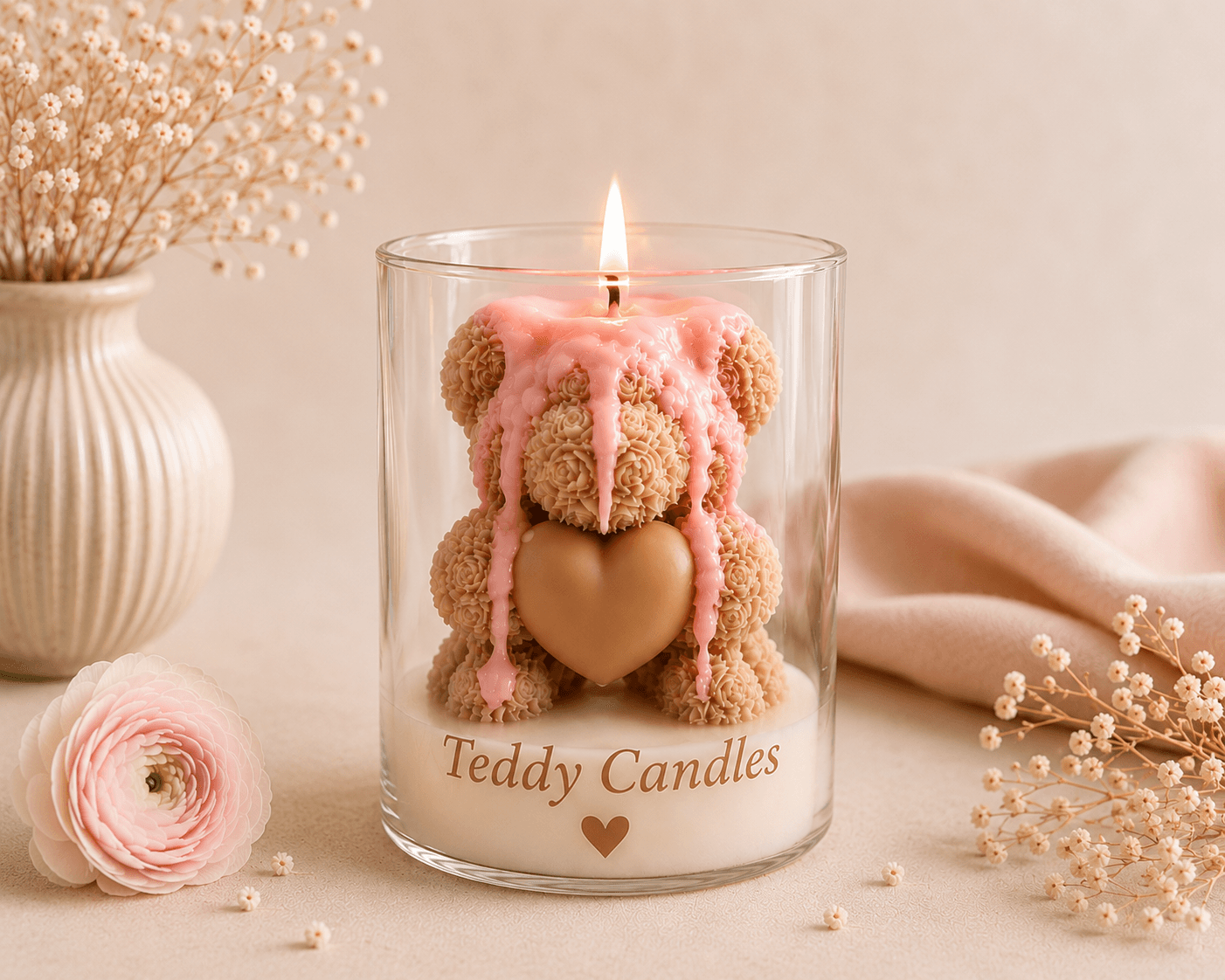 Teddy Candle