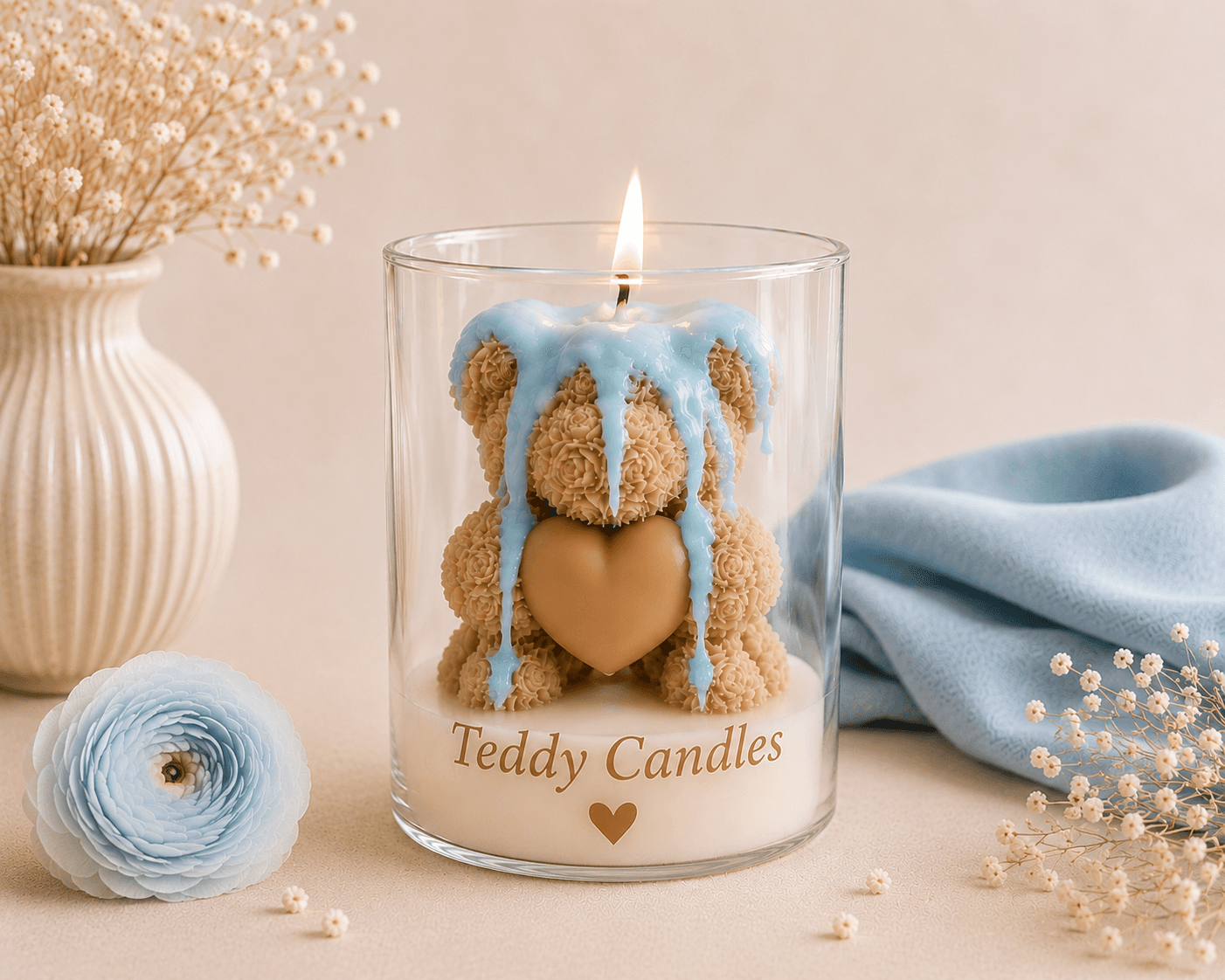 Teddy Candle view 2